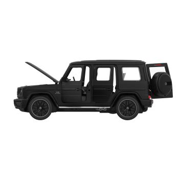 Mercedes-AMG G 63 czarny RASTAR model 1:32 Metalowa karoseria + Ręcznie otwierane elementy